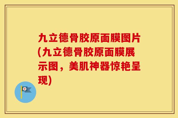 九立德骨胶原面膜图片(九立德骨胶原面膜展示图，美肌神器惊艳呈现)