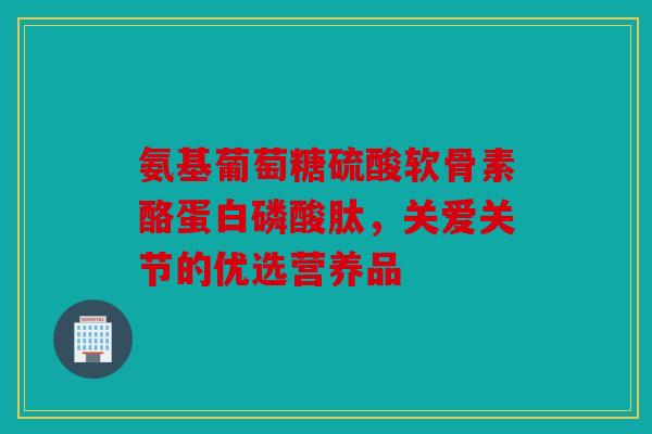 氨基葡萄糖硫酸软骨素酪蛋白磷酸肽，关爱关节的优选营养品