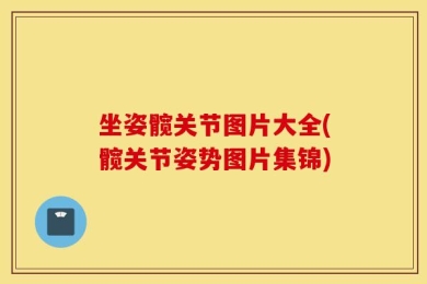 坐姿髋关节图片大全(髋关节姿势图片集锦)