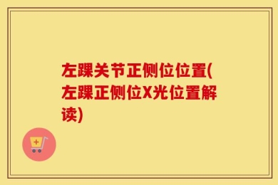 左踝关节正侧位位置(左踝正侧位X光位置解读)