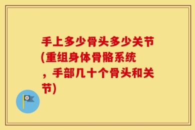手上多少骨头多少关节(重组身体骨骼系统 ，手部几十个骨头和关节)