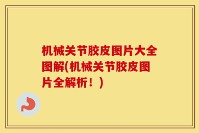 机械关节胶皮图片大全图解(机械关节胶皮图片全解析！)
