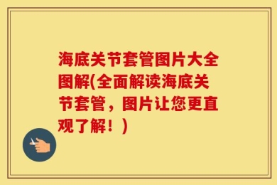 海底关节套管图片大全图解(全面解读海底关节套管，图片让您更直观了解！)