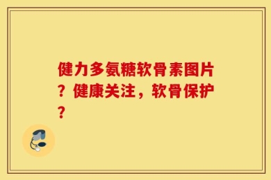 健力多氨糖软骨素图片？健康关注，软骨保护？