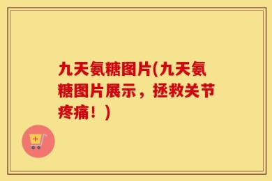 九天氨糖图片(九天氨糖图片展示，拯救关节疼痛！)