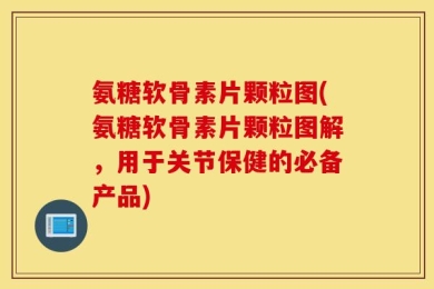 氨糖软骨素片颗粒图(氨糖软骨素片颗粒图解，用于关节保健的必备产品)