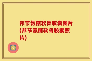 邦节氨糖软骨胶囊图片(邦节氨糖软骨胶囊照片)