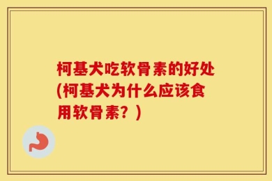 柯基犬吃软骨素的好处(柯基犬为什么应该食用软骨素？)