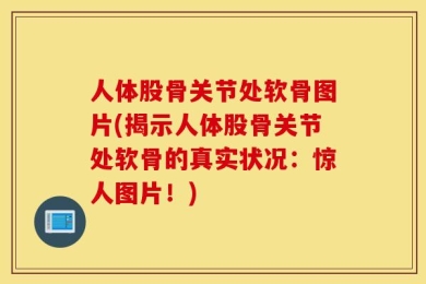 人体股骨关节处软骨图片(揭示人体股骨关节处软骨的真实状况：惊人图片！)