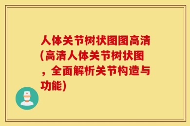 人体关节树状图图高清(高清人体关节树状图，全面解析关节构造与功能)