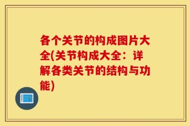 各个关节的构成图片大全(关节构成大全：详解各类关节的结构与功能)