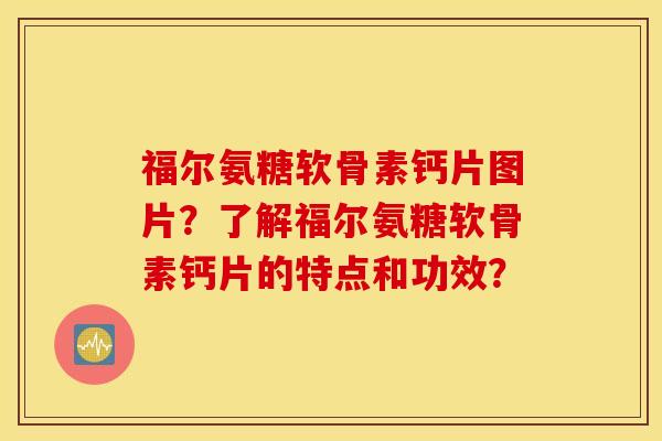 福尔氨糖软骨素钙片图片?了解福尔氨糖软骨素钙片的特点和功效? 福尔氨糖软骨素钙片图片?了解福尔氨糖软骨素钙片的特点和功效?
