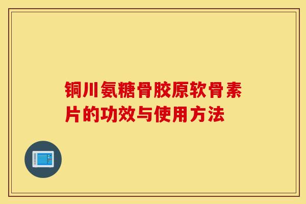 铜川氨糖骨胶原软骨素片的功效与使用方法