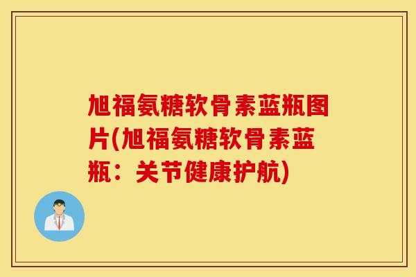 旭福氨糖软骨素蓝瓶图片(旭福氨糖软骨素蓝瓶：关节健康护航)