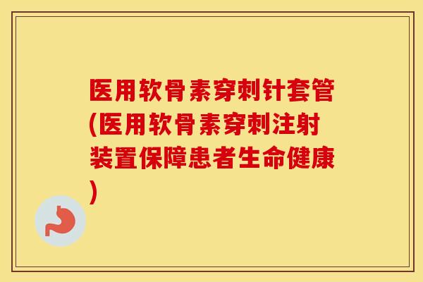医用软骨素穿刺针套管(医用软骨素穿刺注射装置保障患者生命健康) 医用软骨素穿刺针套管(医用软骨素穿刺注射装置保障患者生命健康)