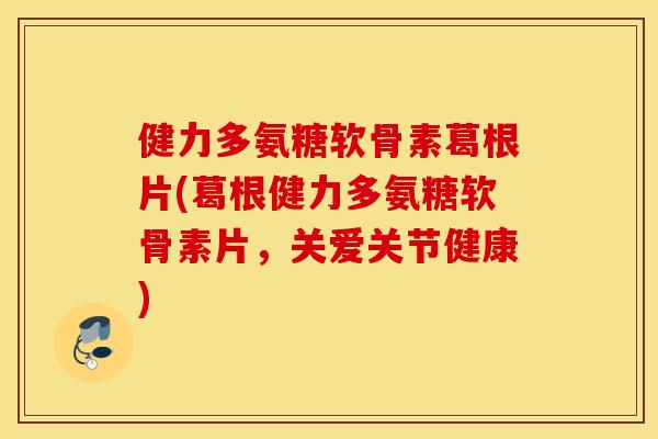 健力多氨糖软骨素葛根片(葛根健力多氨糖软骨素片,关爱关节健康) 健力多氨糖软骨素葛根片(葛根健力多氨糖软骨素片,关爱关节健康)