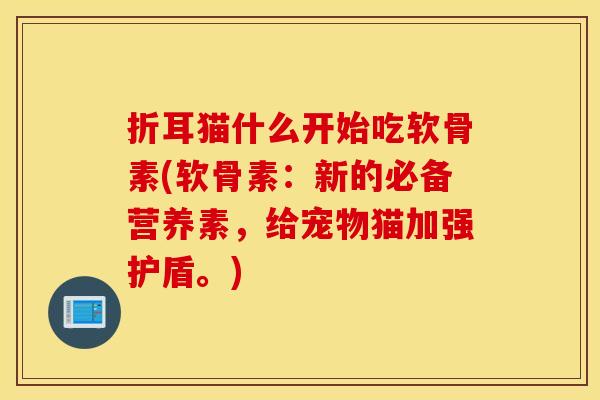 折耳猫什么开始吃软骨素(软骨素:新的必备营养素,给宠物猫加强护盾。) 折耳猫什么开始吃软骨素(软骨素:新的必备营养素,给宠物猫加强护盾。)
