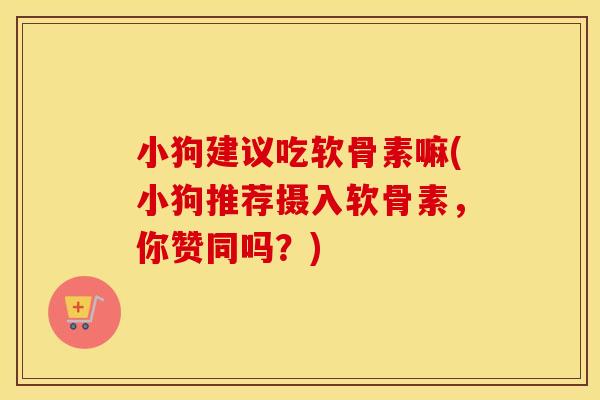 小狗建议吃软骨素嘛(小狗推荐摄入软骨素,你赞同吗?) 小狗建议吃软骨素嘛(小狗推荐摄入软骨素,你赞同吗?)