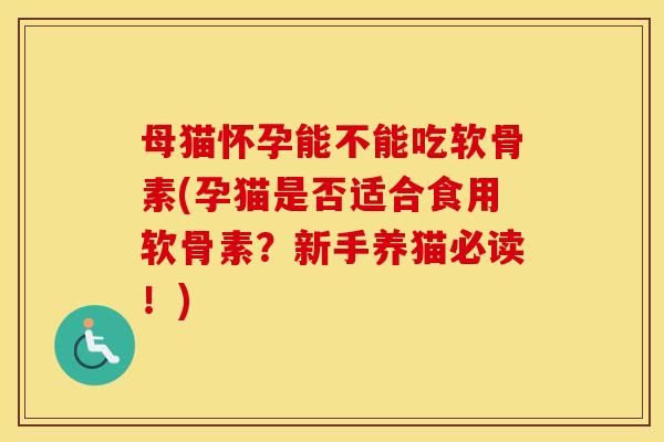 母猫怀孕能不能吃软骨素(孕猫是否适合食用软骨素?新手养猫必读!) 母猫怀孕能不能吃软骨素(孕猫是否适合食用软骨素?新手养猫必读!)