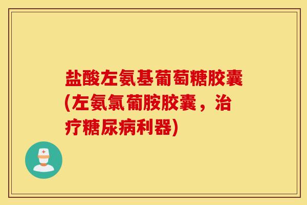 盐酸左氨基葡萄糖胶囊(左氨氯葡胺胶囊,利器) 盐酸左氨基葡萄糖胶囊(左氨氯葡胺胶囊,利器)
