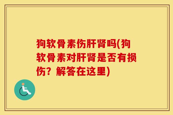 狗软骨素伤吗(狗软骨素对是否有损伤?解答在这里) 狗软骨素伤吗(狗软骨素对是否有损伤?解答在这里)