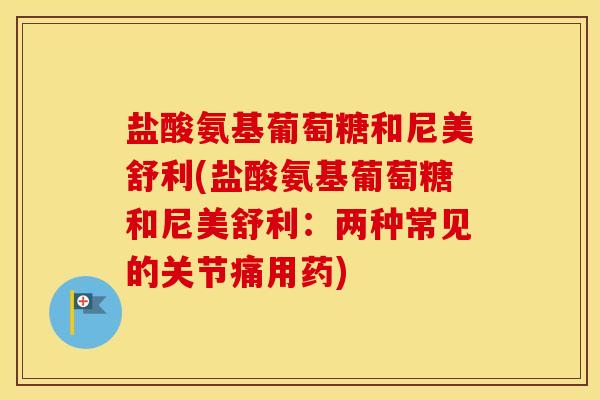 盐酸氨基葡萄糖和尼美舒利(盐酸氨基葡萄糖和尼美舒利：两种常见的关节痛用药)
