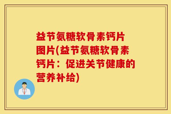 益节氨糖软骨素钙片 图片(益节氨糖软骨素钙片：促进关节健康的营养补给)
