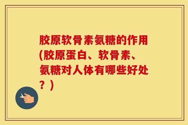 胶原软骨素氨糖的作用(胶原蛋白、软骨素、氨糖对人体有哪些好处?) 胶原软骨素氨糖的作用(胶原蛋白、软骨素、氨糖对人体有哪些好处?)