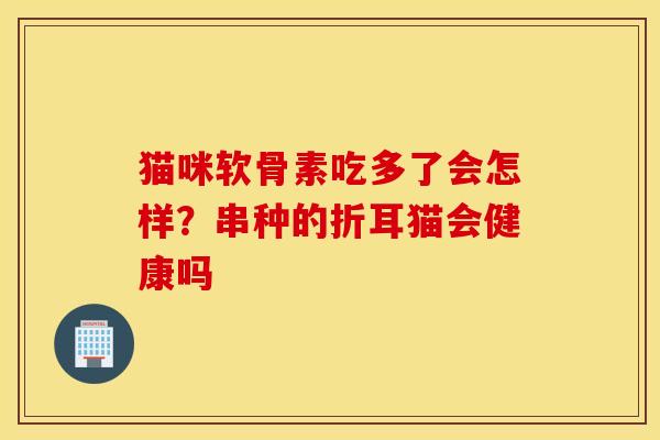 猫咪软骨素吃多了会怎样?串种的折耳猫会健康吗 猫咪软骨素吃多了会怎样?串种的折耳猫会健康吗