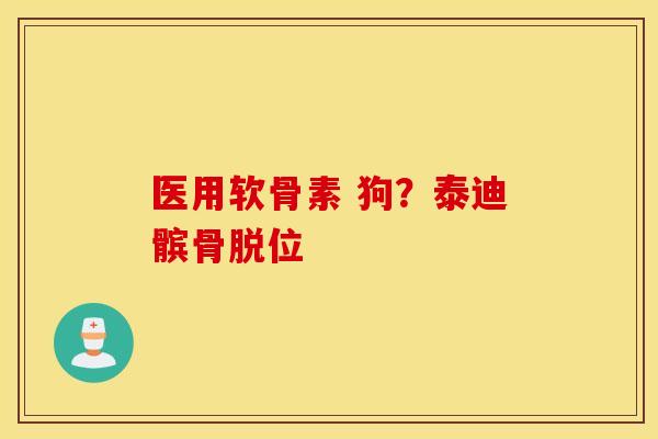 医用软骨素 狗？泰迪髌骨脱位