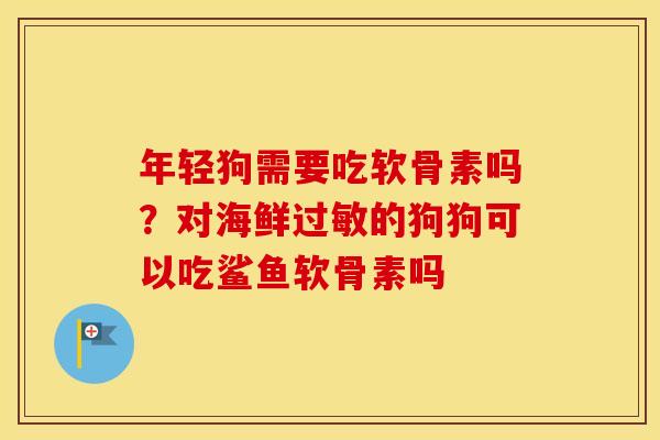 年轻狗需要吃软骨素吗?对海鲜的狗狗可以吃鲨鱼软骨素吗 年轻狗需要吃软骨素吗?对海鲜的狗狗可以吃鲨鱼软骨素吗