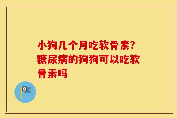 小狗几个月吃软骨素?的狗狗可以吃软骨素吗 小狗几个月吃软骨素?的狗狗可以吃软骨素吗