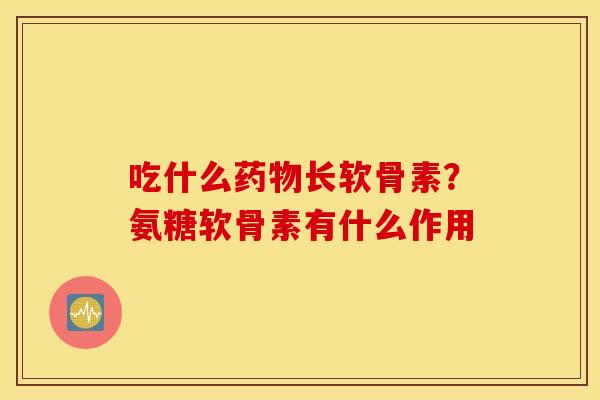 吃什么长软骨素?氨糖软骨素有什么作用 吃什么长软骨素?氨糖软骨素有什么作用