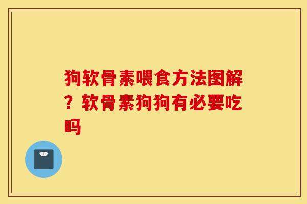 狗软骨素喂食方法图解？软骨素狗狗有必要吃吗