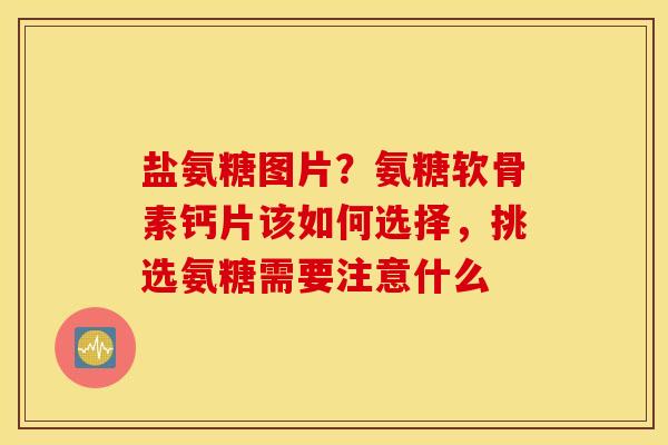盐氨糖图片?氨糖软骨素钙片该如何选择,挑选氨糖需要注意什么 盐氨糖图片?氨糖软骨素钙片该如何选择,挑选氨糖需要注意什么