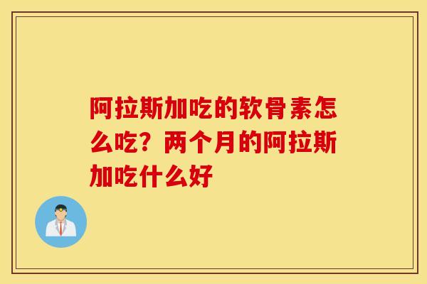 阿拉斯加吃的软骨素怎么吃？两个月的阿拉斯加吃什么好