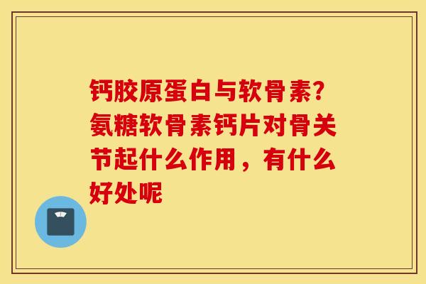 钙胶原蛋白与软骨素?氨糖软骨素钙片对骨关节起什么作用,有什么好处呢 钙胶原蛋白与软骨素?氨糖软骨素钙片对骨关节起什么作用,有什么好处呢