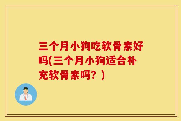 三个月小狗吃软骨素好吗(三个月小狗适合补充软骨素吗？)