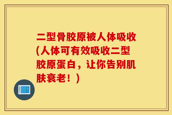 二型骨胶原被人体吸收(人体可有效吸收二型胶原蛋白，让你告别！)
