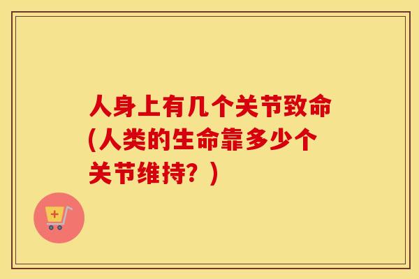 人身上有几个关节致命(人类的生命靠多少个关节维持?) 人身上有几个关节致命(人类的生命靠多少个关节维持?)