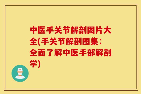 中医手关节解剖图片大全(手关节解剖图集:全面了解中医手部解剖学) 中医手关节解剖图片大全(手关节解剖图集:全面了解中医手部解剖学)