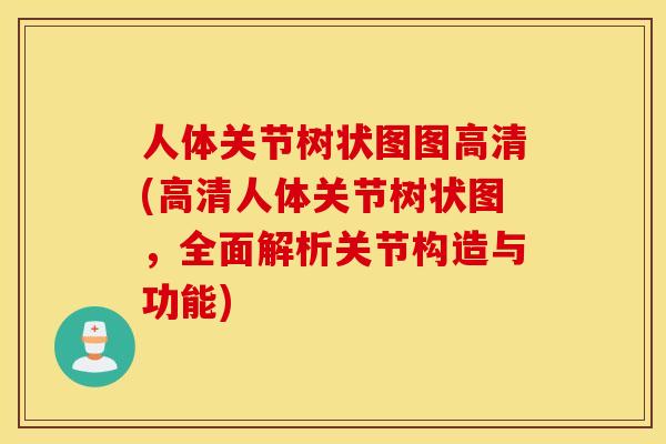 人体关节树状图图高清(高清人体关节树状图，全面解析关节构造与功能)