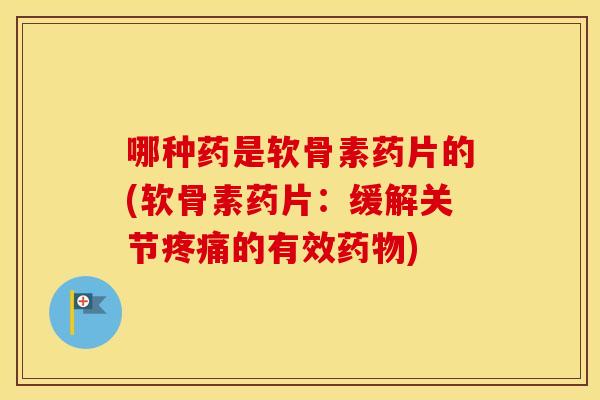 哪种药是软骨素药片的(软骨素药片：缓解关节的有效)