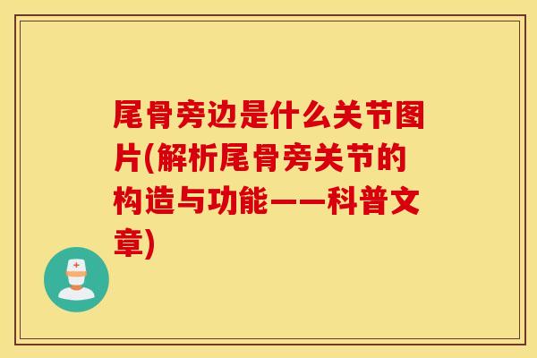 尾骨旁边是什么关节图片(解析尾骨旁关节的构造与功能——科普文章) 尾骨旁边是什么关节图片(解析尾骨旁关节的构造与功能——科普文章)
