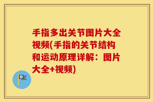 手指多出关节图片大全视频(手指的关节结构和运动原理详解:图片大全+视频) 手指多出关节图片大全视频(手指的关节结构和运动原理详解:图片大全+视频)