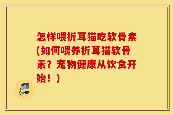 怎样喂折耳猫吃软骨素(如何喂养折耳猫软骨素?宠物健康从饮食开始!) 怎样喂折耳猫吃软骨素(如何喂养折耳猫软骨素?宠物健康从饮食开始!)