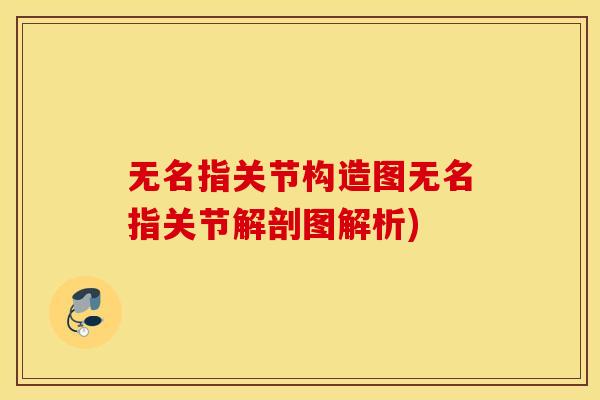 无名指关节构造图无名指关节解剖图解析) 无名指关节构造图无名指关节解剖图解析)