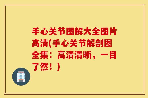 手心关节图解大全图片高清(手心关节解剖图全集:高清清晰,一目了然!) 手心关节图解大全图片高清(手心关节解剖图全集:高清清晰,一目了然!)