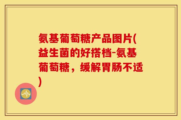 氨基葡萄糖产品图片(益生菌的好搭档-氨基葡萄糖，缓解不适)
