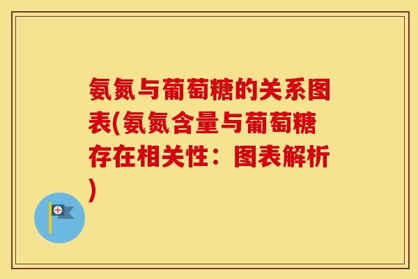 氨氮与葡萄糖的关系图表(氨氮含量与葡萄糖存在相关性:图表解析) 氨氮与葡萄糖的关系图表(氨氮含量与葡萄糖存在相关性:图表解析)